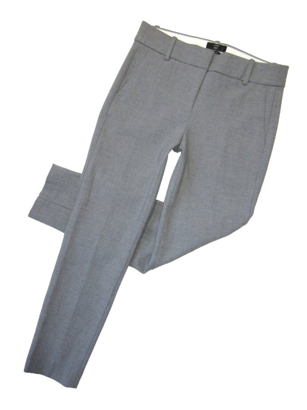 NWT J.Crew Slim Crop Cameron in Heather Graphite Four Season Stretch Pants 4